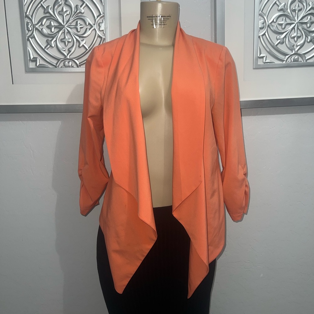 Mine Women's Peach Drape Blazer size Small
